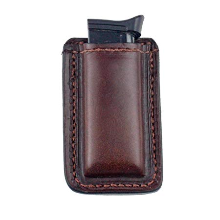 Relentless Tactical Leather Magazine Holder | Made In USA | Sizes to fit virtually any 9mm .40 .45 or .380 Pistol Mag | Single or Double Stack | IWB or OWB