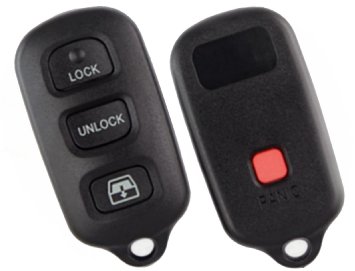 1999 2000 2001 2002 2003 2004 2005 2006 2007 2008 2009 99 00 01 02 03 04 05 06 07 08 09 TOYOTA 4RUNNER 4 BUTTON REMOTE FOB CLICKER KEYLESS ENTRY CASE SHELL & PAD ONLY WITH FREE DISCOUNT KEYLESS GUIDE