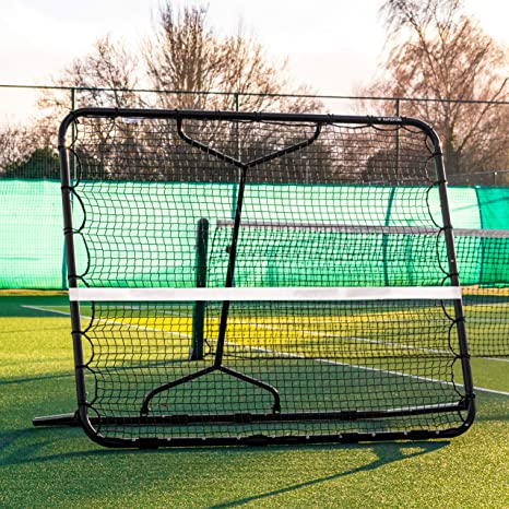 Net World Sports RapidFire Mega Tennis Rebounder | Groundstroke & Volleying Practice (Small Or Large)