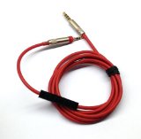 Red New Replacement cable with Remote Mic connect iphone to Technica ATH-M50x ATH-M40x headphones