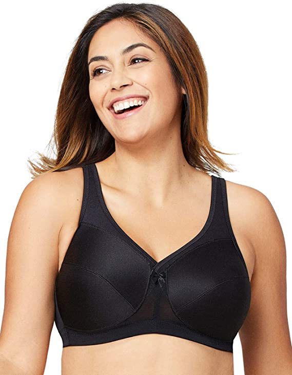 Glamorise Women's Full Figure Plus Size MagicLift Active Wirefree Support Bra #1005