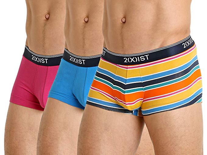 2(X)IST Men's Cotton No-Show Trunk