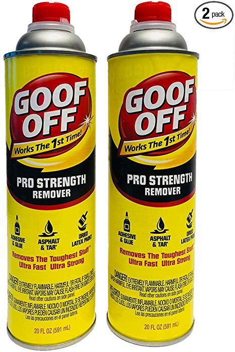 Goof Off FG655AM Pro Pour 20 oz (2 Count) Remover, Yellow