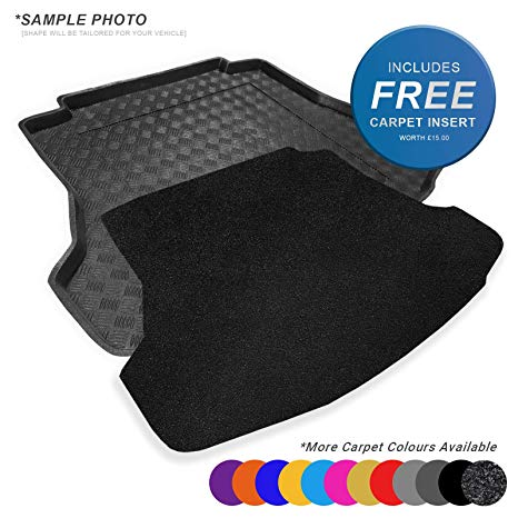 Bottom Level of the Boot - Boot Liner Mat Tray with  Velour Insert