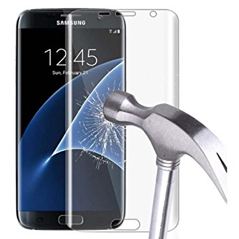 Galaxy S7 Edge Screen Protector,Galaxy S7 Edge Tempered Glass,Coddycase Galaxy S7 Edge Full Coverage HD Clear Tempered Glass Screen Protector for Samsung Galaxy S7 Edge,1 Pack