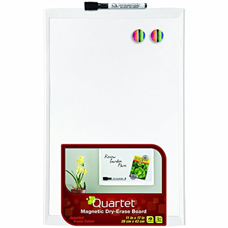 Quartet Dry-Erase Board, 11 x 17 Inches, White Frame (21-580532Q-WT)