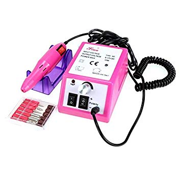 Professional Electric Nail Drill File Machine Set Manicure Pedicure Set for Acrylic Nails with US Plug