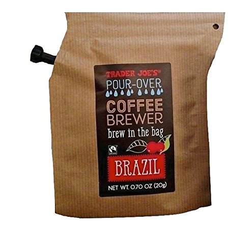 Trader Joe's Pour Over Brazil Coffee Brewer in the Bag (Pack of 6)