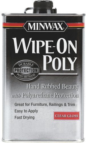 Minwax 60900000 Wipe-On Poly Finish Clear, quart, Gloss