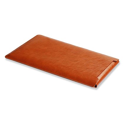 Soyan Microfiber Leather Sleeve Cover for 12 inch MacBook (Brown)