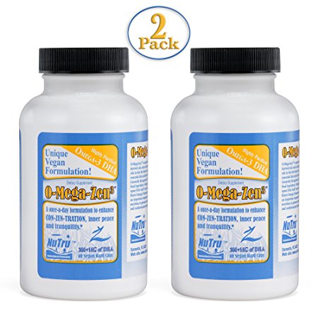 Nutru Omega Zen 3 Vegan – 300 mg DHA, 80 Vegan Hard Caps