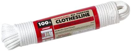 Solid Braid Synthetic Clothesline SC8100 (100 ft.x 1/4in)