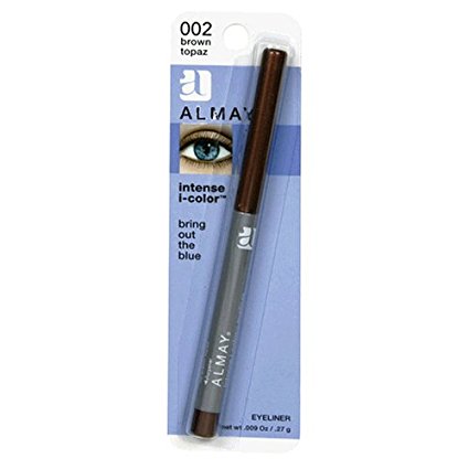 Almay intense i-color Eyeliner, Bring Out the Blue, Brown Topaz 002, 0.009 Ounce Package
