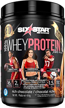 Six Star Fit, 100% Whey Protein Isolate for Her, Chocolate, 499 grams