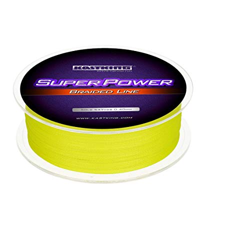 KastKing Superpower Braided Fishing Line - Abrasion Resistant Braided Lines – Incredible Superline – Zero Stretch – Smaller Diameter – A Must-Have!