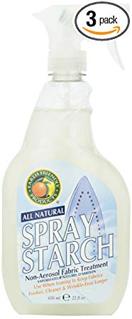 Earth Friendly Products Spray Starch, 22 Ounce (Pack of 3)