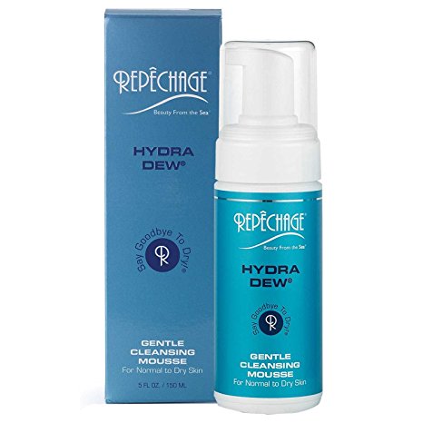 Repechage Hydra Dew Gentle Cleansing Mousse Natural Foaming Facial Cleanser For Dry Skin 5 fl Oz