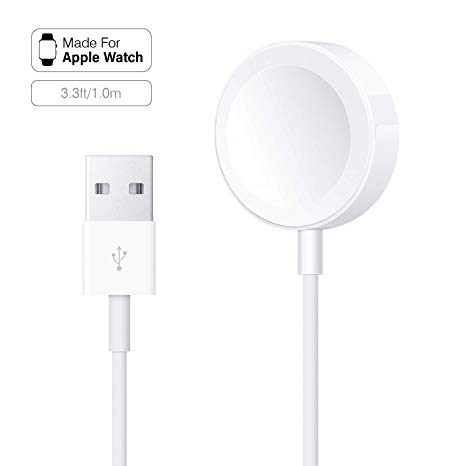 Mr Rugged Compatible for iWatch Charging Cable Magnetic Wireless USB Charger Charging Series 1/2/3/Nike/Edition/Hermes in 38mm 42mm (B2)