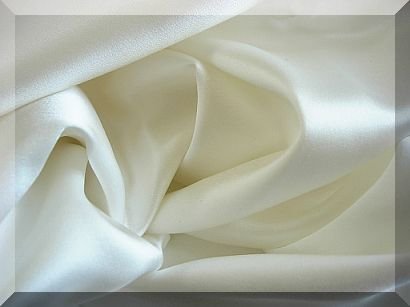 100% Mulberry Silk Charmeuse King Flat Sheet 108x115" White Half of Retail