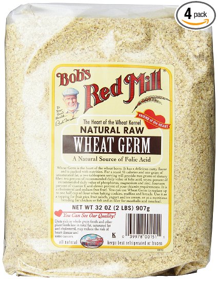 Bob's Red Mill Wheat Germ, 32-Ounce (Pack of 4)
