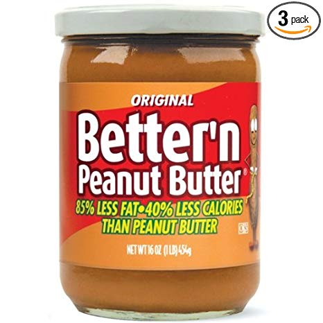 Better Peanut Spread, Original, 16 Ounce (Pack of 3)