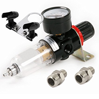 Royalmax® Air Pressure Regulator oil / Water Trap Inline Filter Airbrush Compressor HS-F2   Airbrush holder