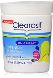 Clearasil Clearasil Daily Clear Acne Face Pore Cleansing Pads and Hydra-blast Oil-Free Facial Pads Set