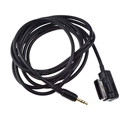 AMI MDI AUX Cable Adapter, Hain 3.5 mm Audio Jack Aux-IN Music Interface Cord for Audi A1 A3 A4 A5 A6 A7 A8 Q3 Q5 Q7 TT & Volkswagen VW Tiguan GTI Skoda Golf CC Passat