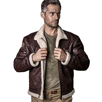 FREE SOLDIER Men Classic Bomber Jacket Autumn Winter Tactical Pilot Jacket