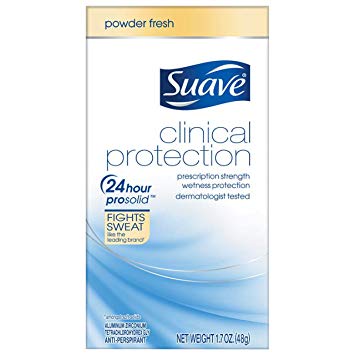 Suave Clinical Antiperspirant Deodorant, Powder Fresh 1.7 oz