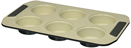Viking Ceramic Non-Stick Bakeware Muffin Pan, 6 Cup