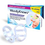 Snoring and Breathing Aid - INVISIBLE NASAL STRIPS from WoodyKnows - Advanced Nasal Dilators  Snore Stoppers  Nose Vents - Effective Comfortable and Durable Anti Snore Solution - Breathe and Sleep Right 2-Count Large