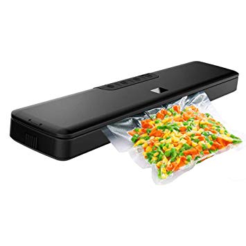 Vacuum Sealer Machine by HYASIA, ZK-03 Vacuum Sealer With Starter Kit, Automatic Sealing System with 20 vacuum sealer Bags, Multi-use Vacuum Packing Machine for Food Preservation, Dry & Moist Food Mod