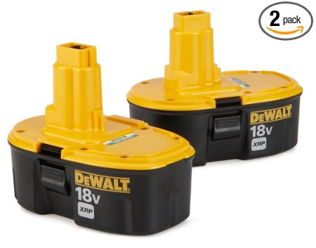 DEWALT DC9096-2 18-Volt XRP 24 Amp Hour NiCad Pod-Style Battery 2-Pack