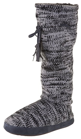 Muk Luks Women's Tall Fleece-Lined Slipper Boot