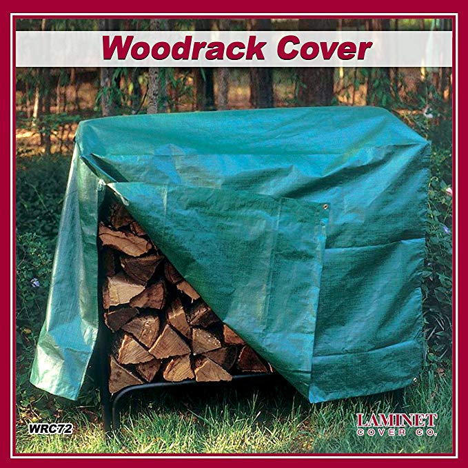LAMINET Tear & Mildew-Resistant Wood Rack Cover - GREEN - 51"W x 26"D x 36"H