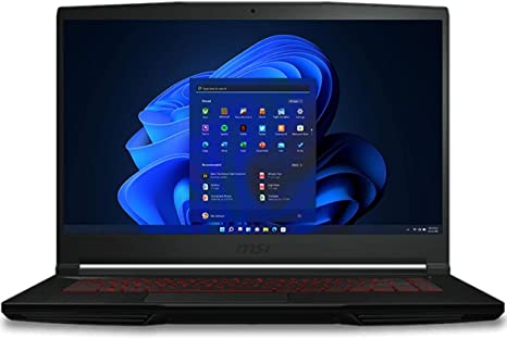 MSI GF63 15.6" Gaming Laptop Intel Core i5-10500H GTX1650 8GB 512GB NVMe SSD Win10 - Black (10SC-838)