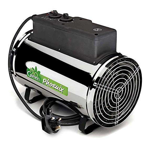 Biogreen PHX 2.8/GB Phoenix Electric Fan Heater 1.0/ 1.8 /2.8KW