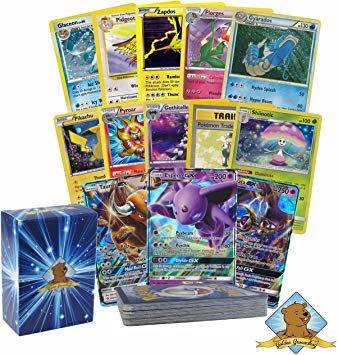 Golden Groundhog 30 Pokemon Card Lot w/ 1 Ultra Rare GX, 6 Holos and 4 Rares! No Duplicates