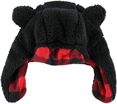 Critter Hats For Kids And Adults by LazyOne | Fun Costume Winter Bear Moose Buffalo Beanie Hats