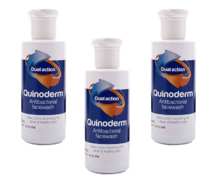 Quinoderm Face Wash 150ml x 3 Bottles