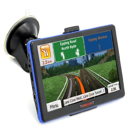 2016 Portable Car GPS Navigation System Units 7-Inch Capacitive screen 8GB Windows CE 6.0 US and Canada Lifetime Maps Vehicle Navigator