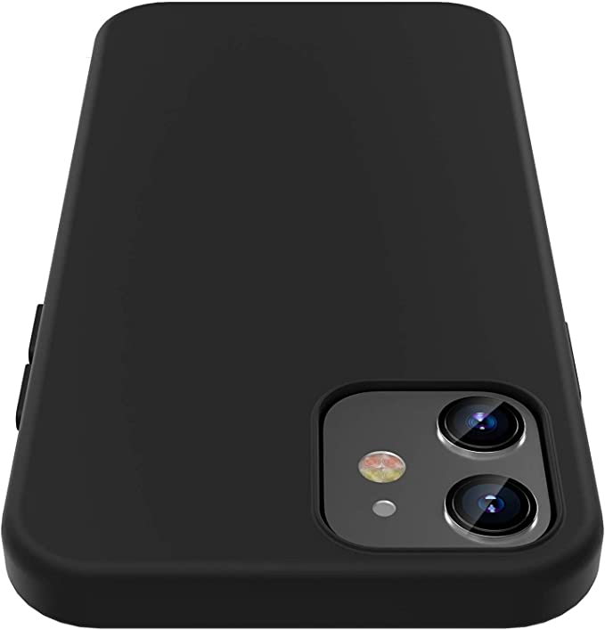 A Better Minimalist Case for iPhone 12 Mini, Moduro Ultra Thin [1.5mm] Slim Fit Flexible Soft TPU Case (Matte Black)