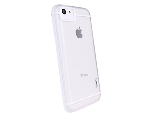 iPhone 5C Case - Poetic iPhone 5C Case [Atmosphere Series] - [Lightweight] [Slim-Fit] Slim-Fit Tranparent Hybrid Case for Apple iPhone 5C Clear/White (3 Year Manufacturer Warranty From Poetic)