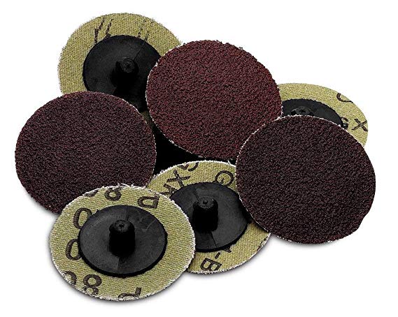 Katzco Roloc Sanding Disc – 50 Piece Set of Heavy Duty and Durable 2 inch 60 Grit Sander - Automotive, Tools and Equipment, Body Repair Tool