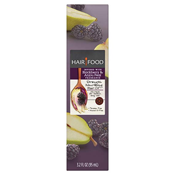 Hair Food Blackberry & Anjou Pear Strength Nourishing Hair Oil 3.2 fl oz, pack of 1