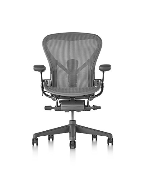 Herman Miller Size A Aeron Chair, Carbon