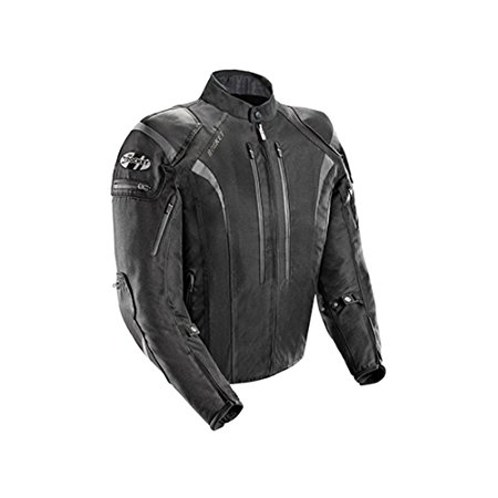 Joe Rocket Atomic Men's 5.0 Textile Motorcycle Jacket (Black, Medium)