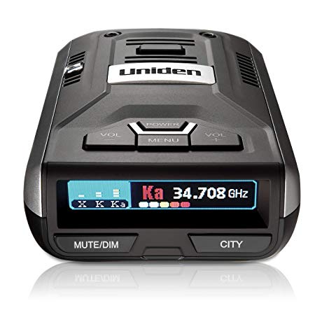 Uniden R1 Extreme Long Range Radar Laser Detector 360 Degree, DSP, Voice Alert Silver