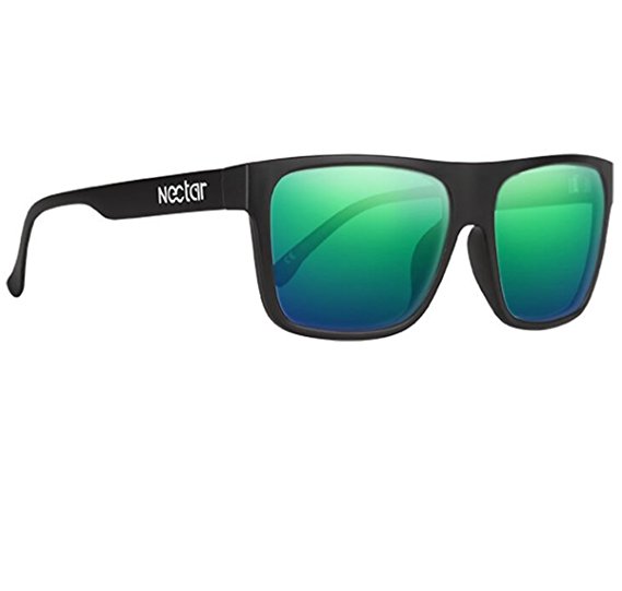 Nectar Flat Top Wayfarer with Euphoric HD Polarized Lenses for Glare-Free Vision